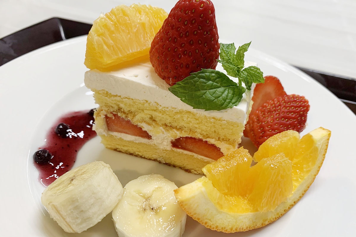 kanauプロジェクトフルーツのショートケーキ